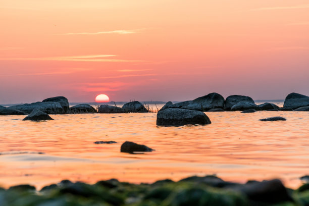 海滩红沙