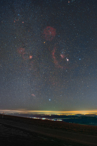 晚上夜空星空墙纸