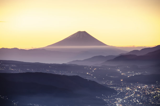 著名的富士山