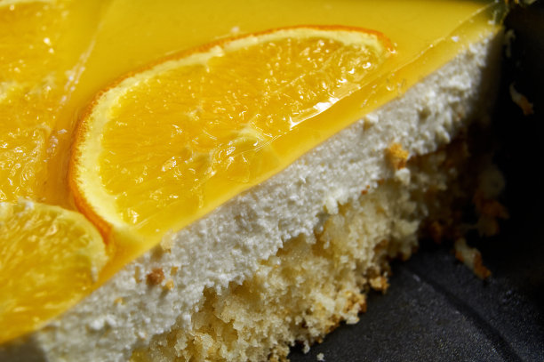 橙子慕斯蛋糕