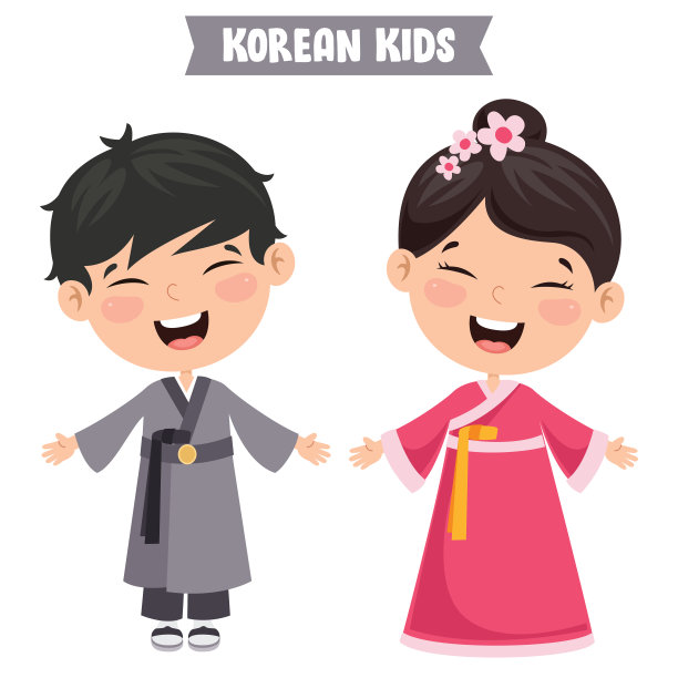 韩国卡通小情侣
