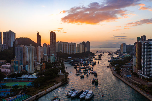 港澳桥梁天际线