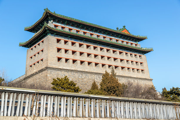 中式围墙背景