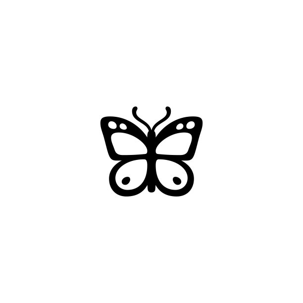 蝴蝶矢量标识