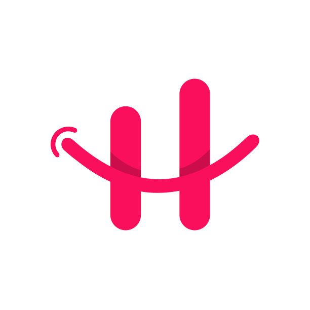 logo设计,h字母logo