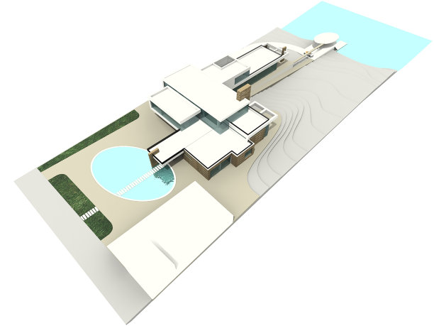 住宅洋房模型效果图