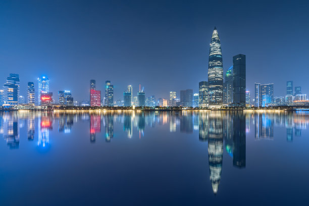 深圳高楼大厦夜景