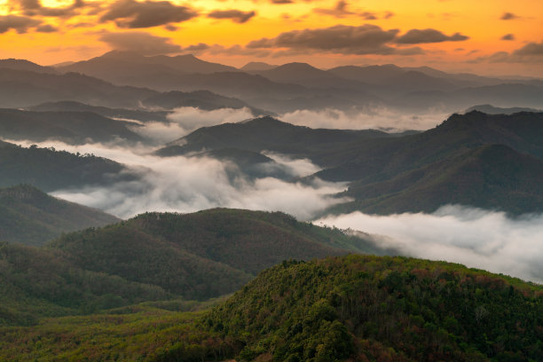 绿地蓝天户外美景