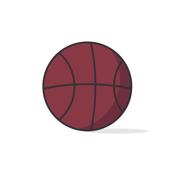 彩色篮球标志
