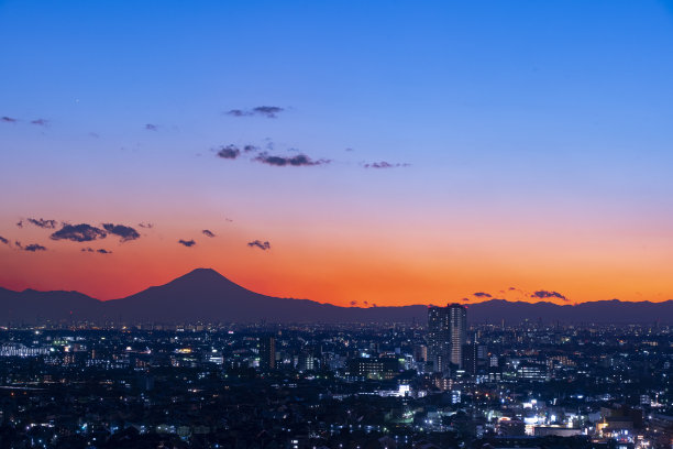 富士山城市风光