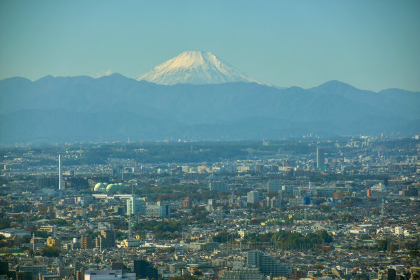 富士山城市风光