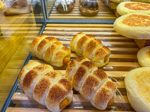 餐饮美食美味面包蛋糕甜品店