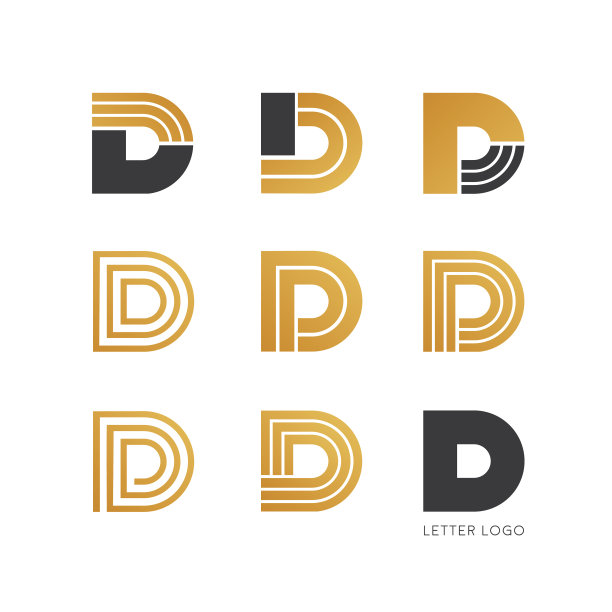 d英文logo