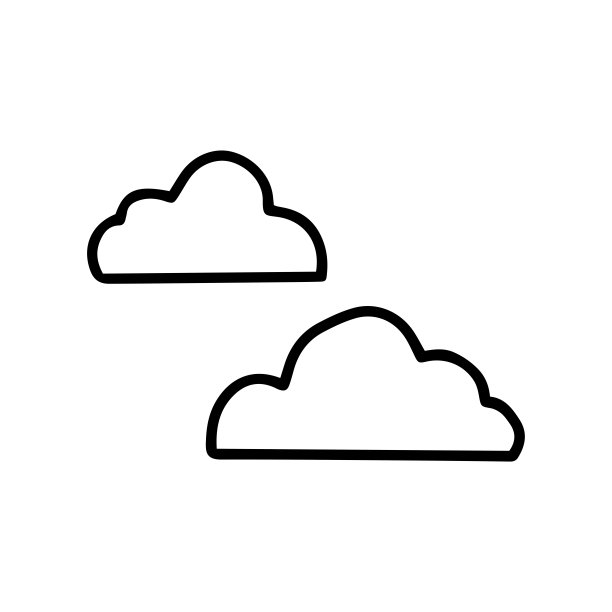 云,科技,标志,logo