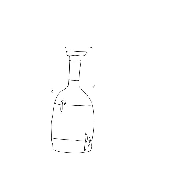 形状线条 瓶子 矢量
