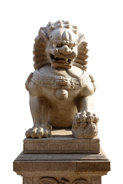 雕塑,狮子,石头狮子