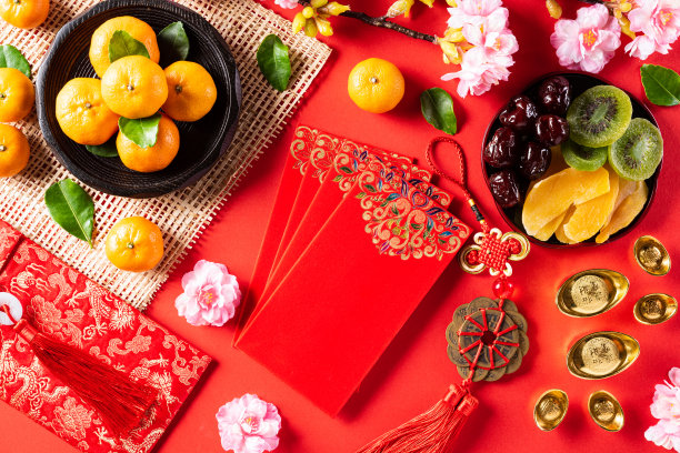 春节 喜庆 祝福 祈福 过年