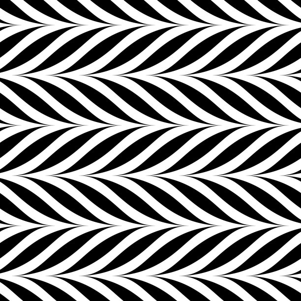 抽象黑白线条,黑白曲线
