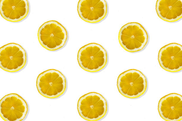 柠檬片平铺壁纸