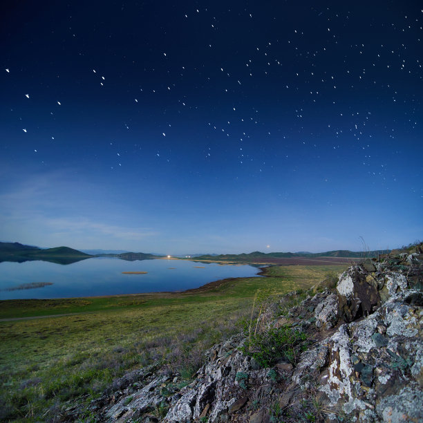 山顶星空