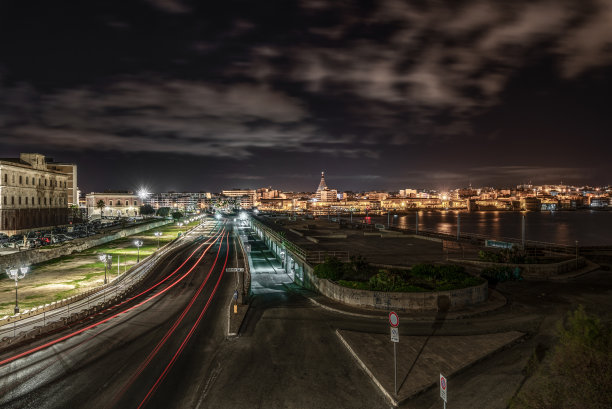 古长安夜景