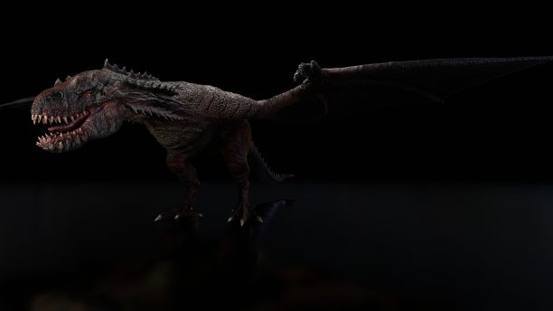 3dmax模型恐龙