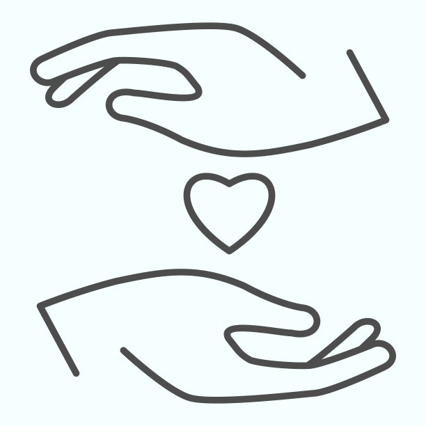 双手心形logo