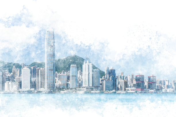 香港背景板设计