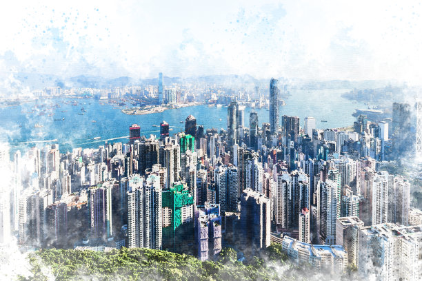 香港创意城市背景