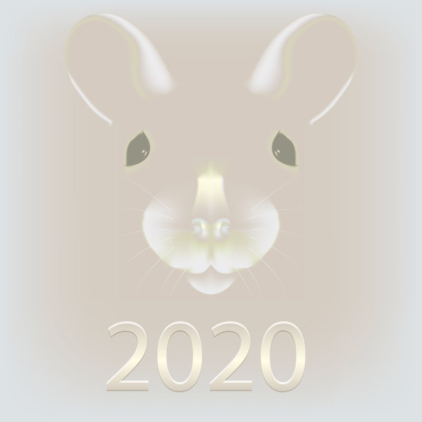 2020鼠年春节卡通老鼠插画