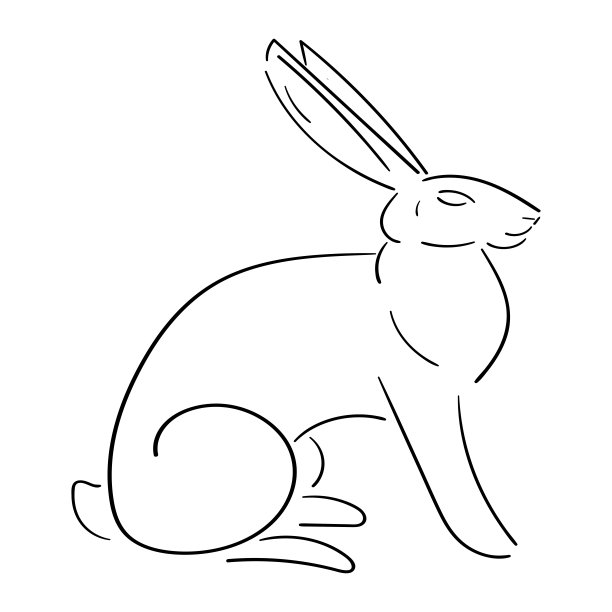 可爱兔logo