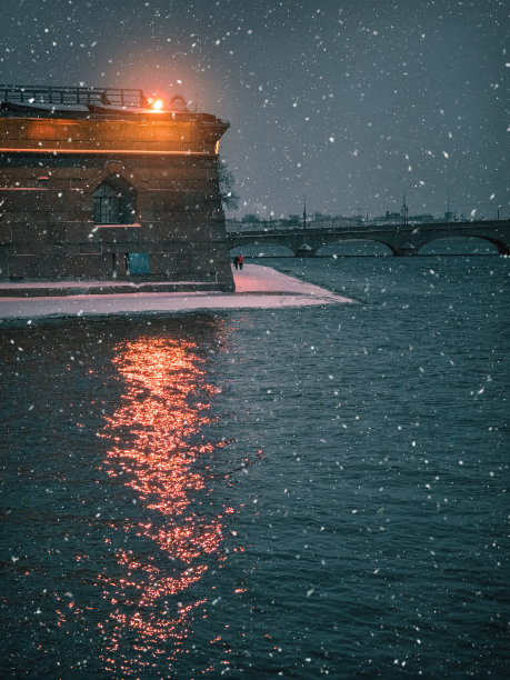 圣彼得堡街道夜景