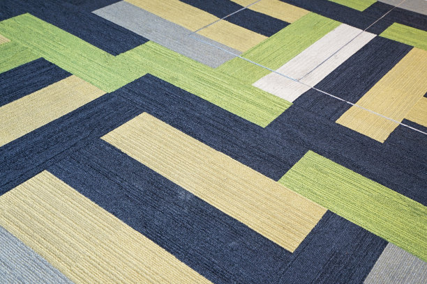 抽象布纹地毯设计
