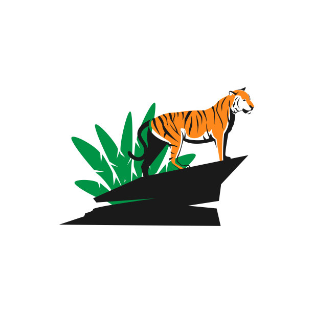 小老虎吉祥物logo