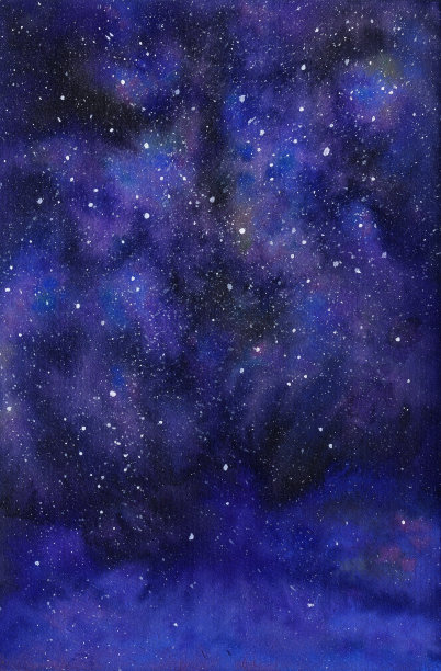 紫色梦幻星星素材