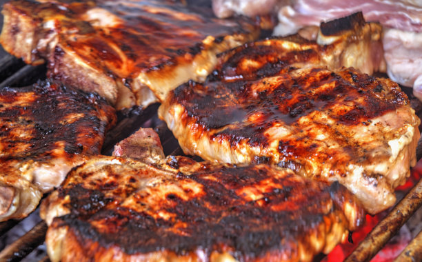 烤肉烧烤bbq野餐牛排美食餐饮