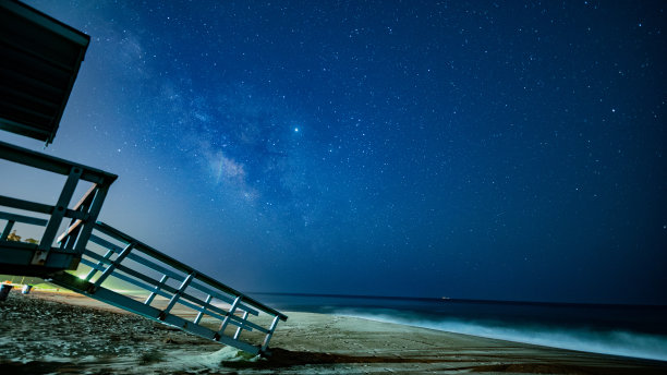 蓝色星空壁纸