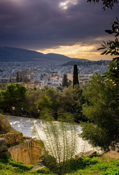 希腊雅典城市景观
