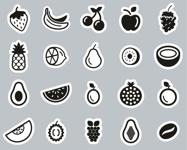 矢量草莓logo插画