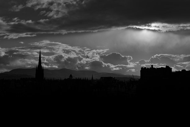 爱丁堡城市风光