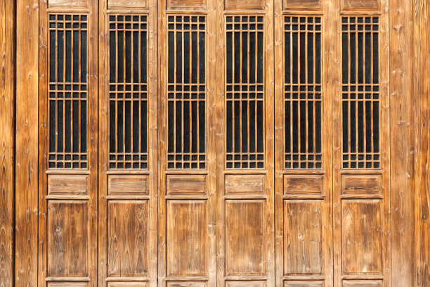 中式木门窗,老门
