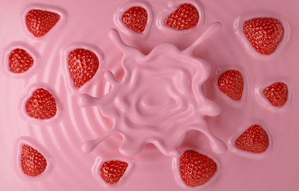 草莓效果图
