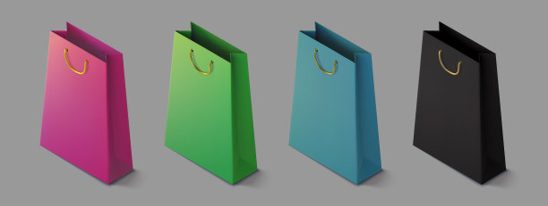 绿色手提袋手提袋设计手提袋