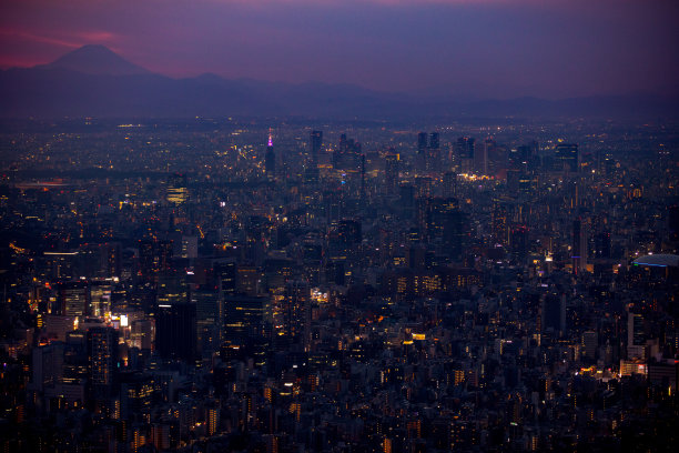 富士山城市风光