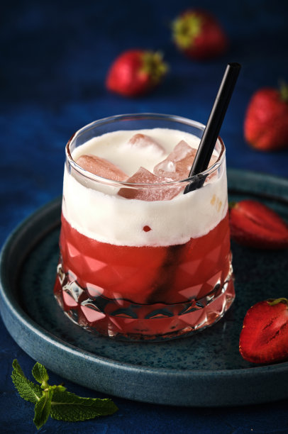 草莓酸奶汁