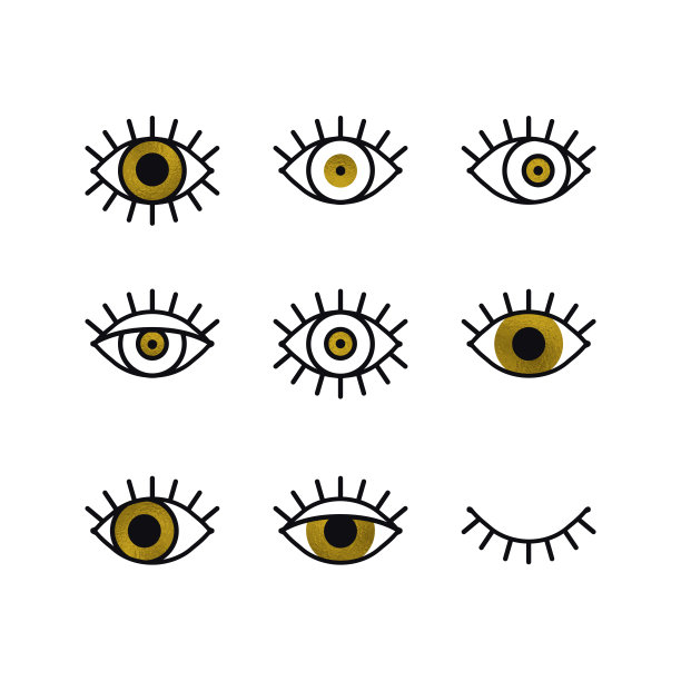 眼睛保健标识设计