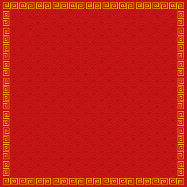 中国风红色背景