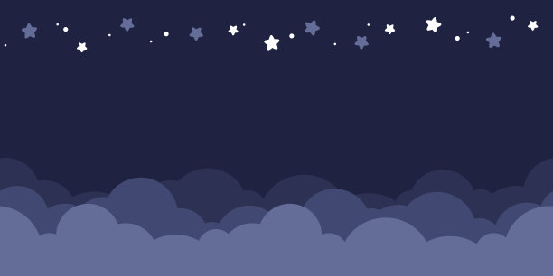 蓝紫色星空夜晚背景