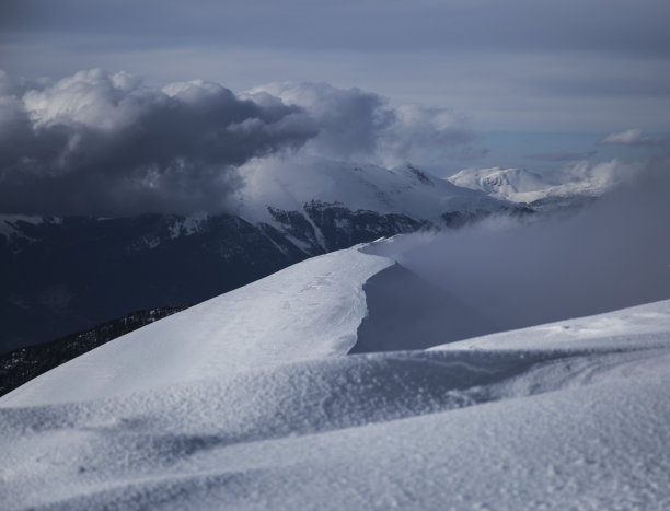 雪山山峰高原