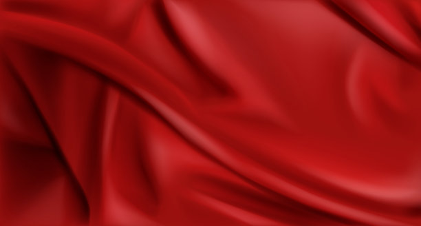 红色喜庆红帘子模板素材